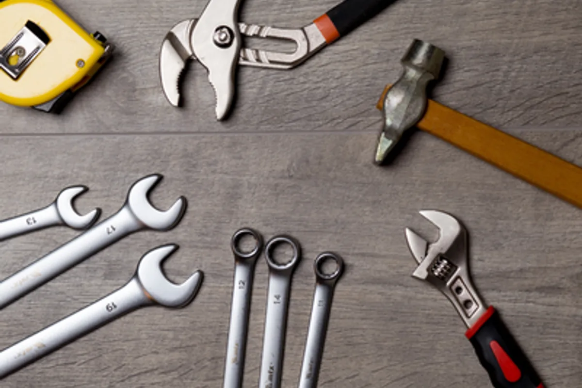 a wide selection of tools